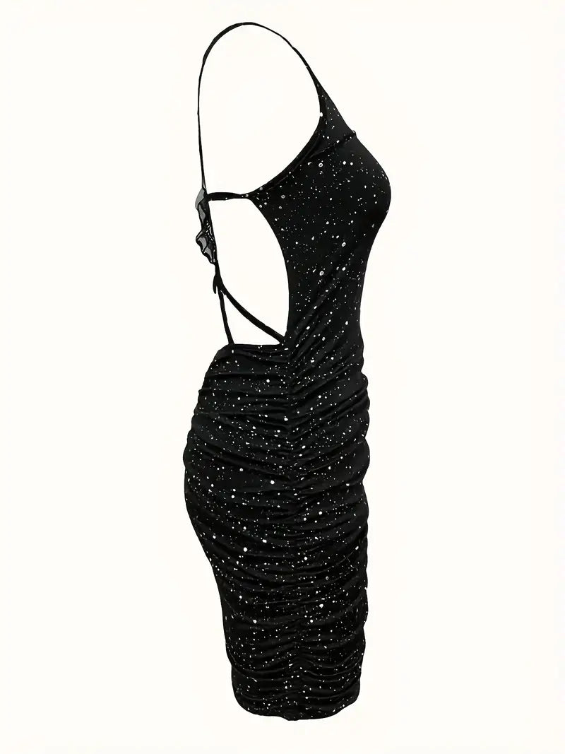 Sparkle Butterfly Back Dress