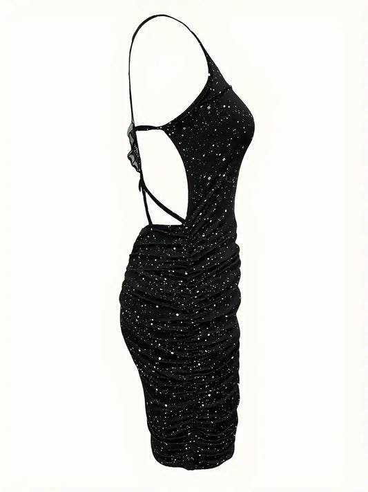 Sparkle Butterfly Back Dress